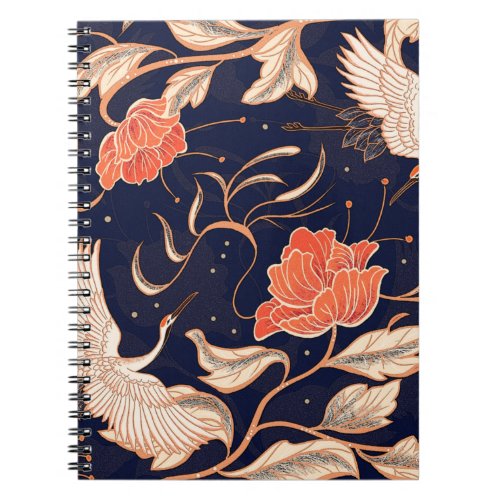 Chinese ancient style beautiful petals notebook