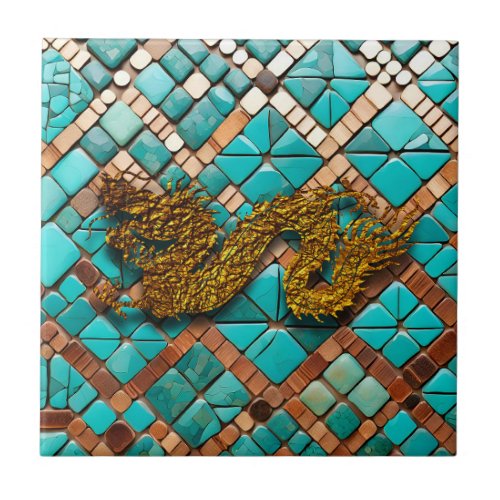 Chinese and Vietnamese Dragon Year 2024 ceramic Ceramic Tile