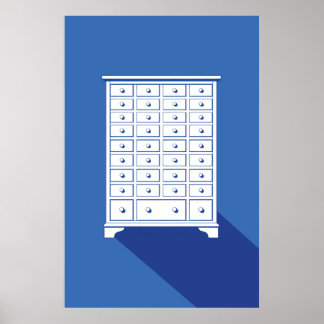 Chinese Apothecary Cabinet Print