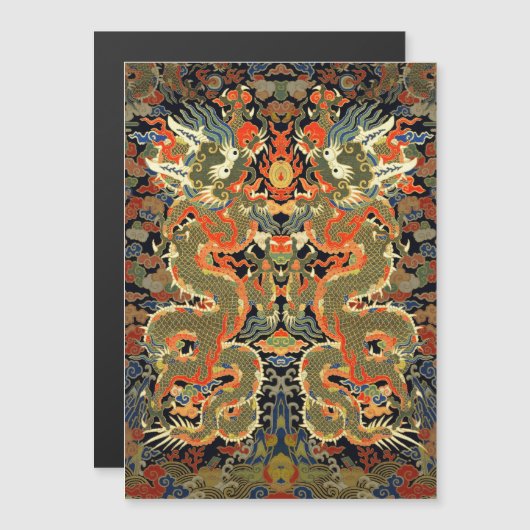 Chinese Asian Dragon Colorful Art (Front/Back)