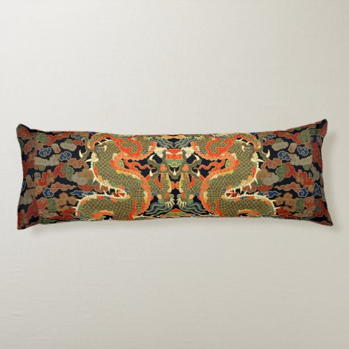 Chinese Asian Dragon Colorful Art Body Pillow