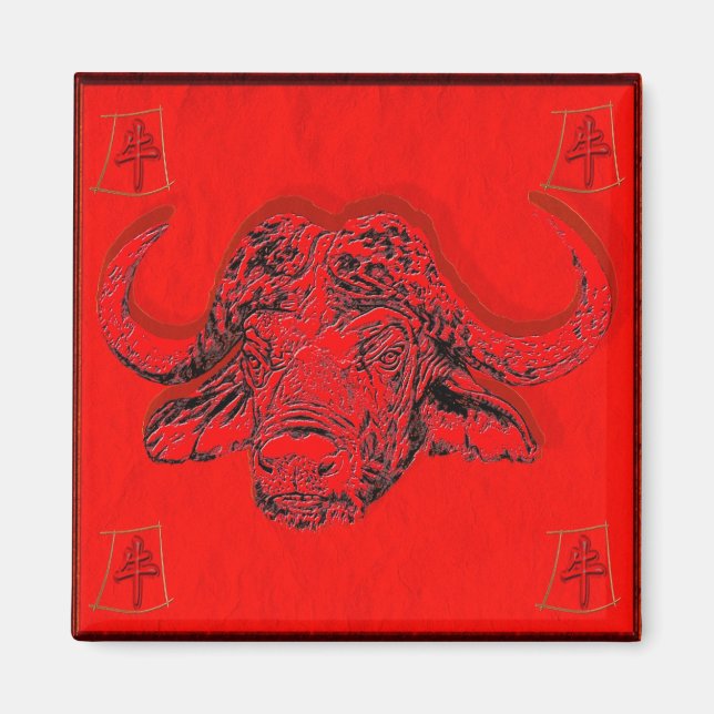 chinese astrology magnet (Front)