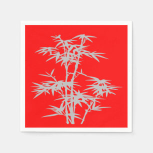 Chinese bamboo dinner party napkins