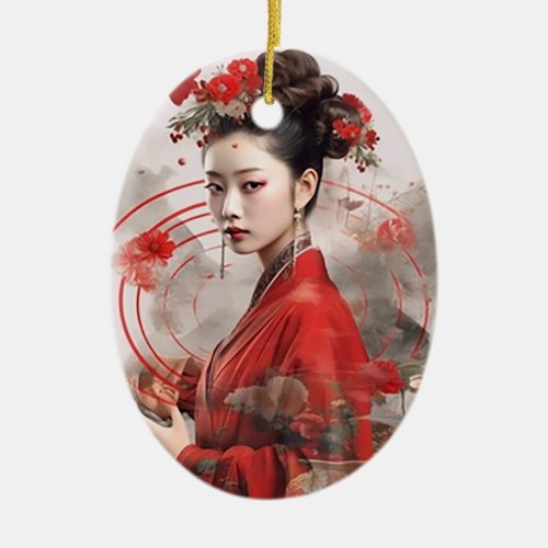 Chinese Beauty Ornament