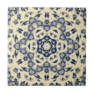 Chinese Birds ~ Bees ~ Flowers ~ Delft ~ * ~ Ceramic Tile