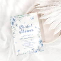 Chinese Blue & White Elegant Bridal Shower