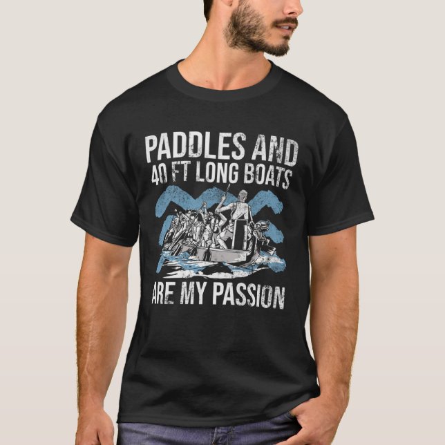 Chinese Boat Racing And Dragonboat Crew T-Shirt (Front)