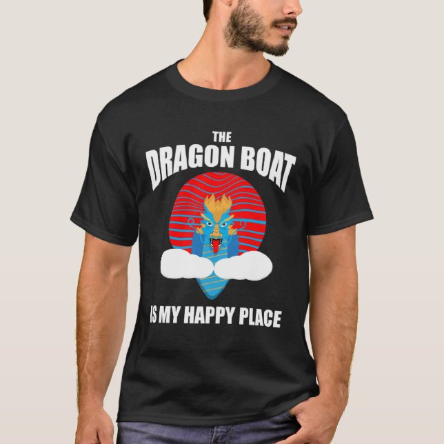 Chinese Boat Racing Quote for Dragon Boat Coach  6 T-Shirt (Front)