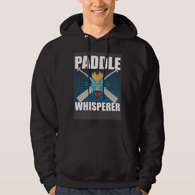 Chinese Boat Racing Quote for Dragon Boat Coach  8 Hoodie (Front)