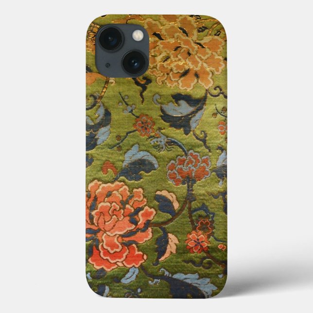 Chinese Brocade Green Case-Mate iPhone Case (Back)
