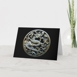 Chinese Bronze Dragon/Oriental Greetings & Gifts Card