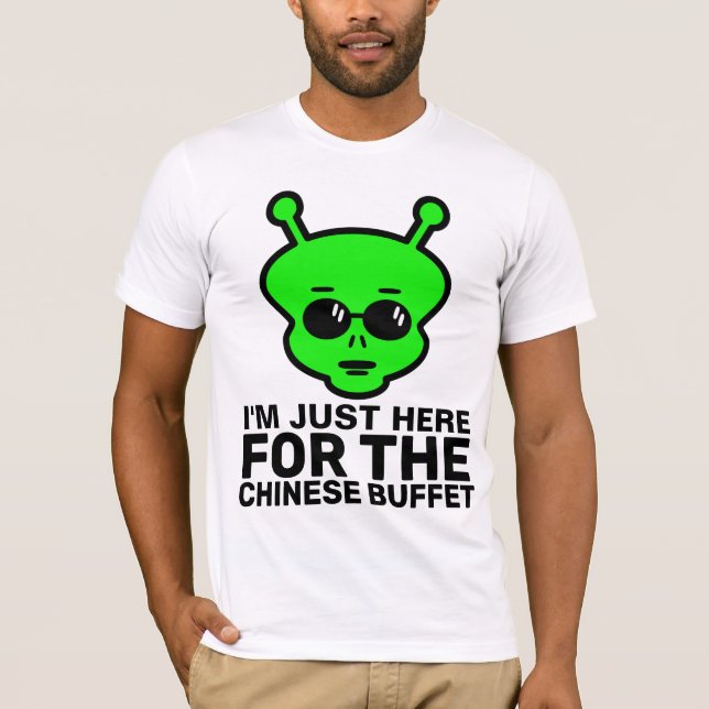 CHINESE BUFFET ALIEN T-SHIRTS (Front)