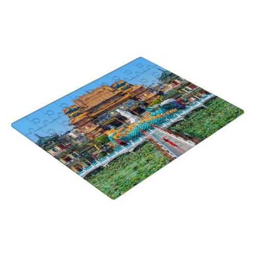 Chinese building jigsaw puzzle