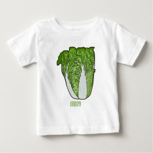 Chinese cabbage cartoon illustration baby T-Shirt