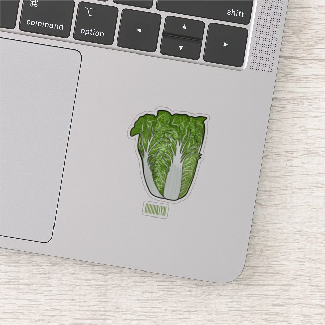 Chinese cabbage cartoon illustration sticker (Detail)