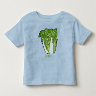 Chinese cabbage cartoon illustration toddler t-shirt