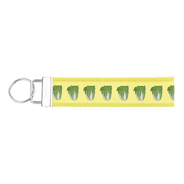 Chinese cabbage cartoon illustration  wrist keychain (Keys on Left)