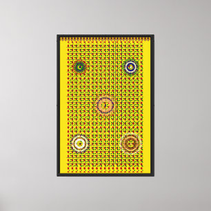 Chinese Carpet Pattern Design Canvas Print