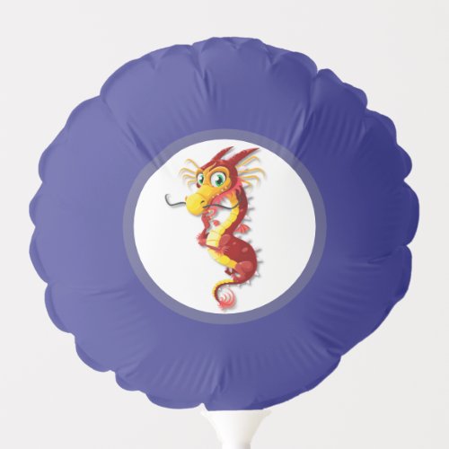 Chinese Cartoon Red Dragon Balloon