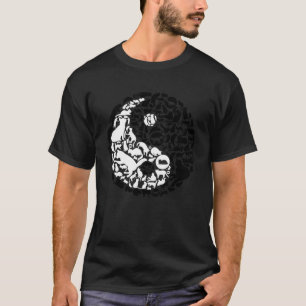 Chinese Cats Yin Yang Symbol Cat T-Shirt