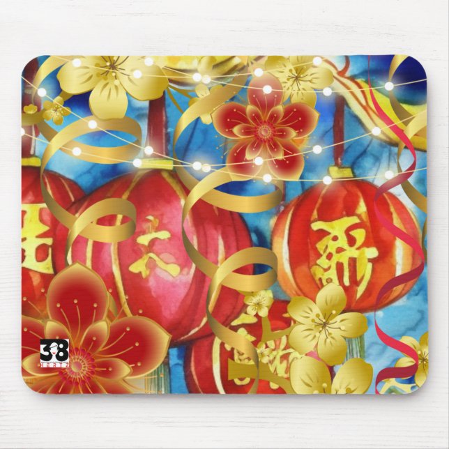 Chinese Celebrations Mouse Pad (Front)