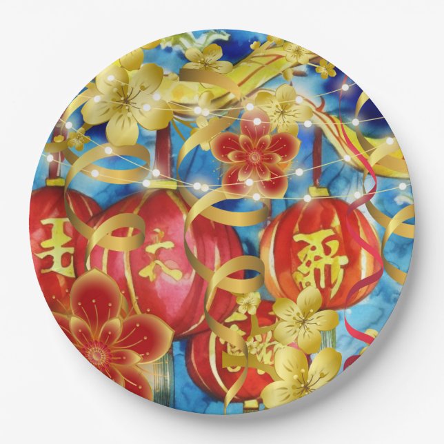 Chinese Celebrations Paper Plates (Front)
