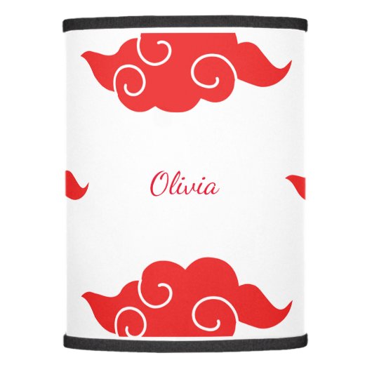 Chinese Cloud Ornament Lamp Shade (Front)