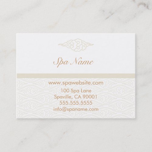 Chinese Cloud Spa Coupon Cards Business Card
