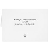 Chinese coin bronze (Back Horizontal)