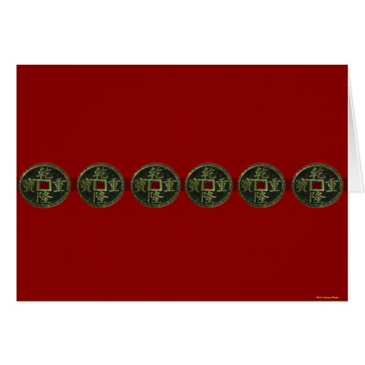 Chinese Coins Card (Front Horizontal)