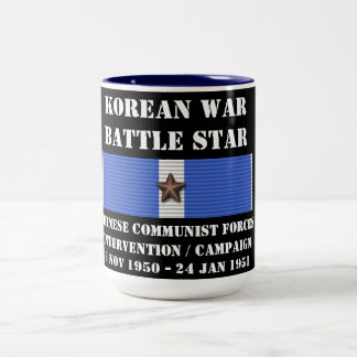 Chinese Communist Forces Intervention Campaign Two-Tone Coffee Mug