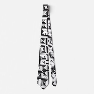 Chinese Confucianism I Maze by Blaise Gauba Neck Tie