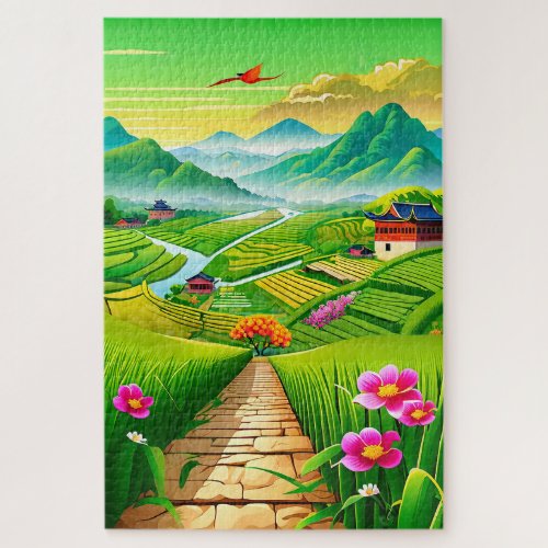 Chinese countryside  jigsaw puzzle