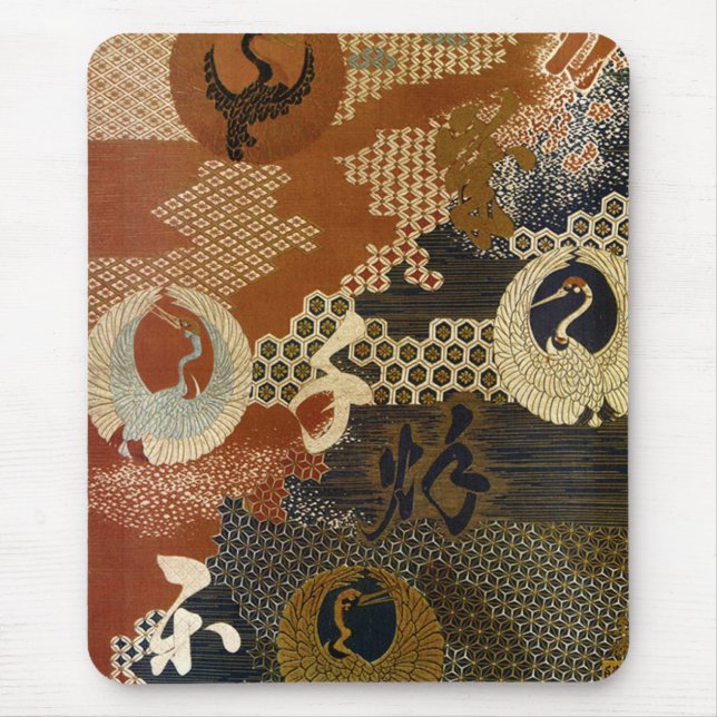 Chinese Cranes Mouse Pad (Front)