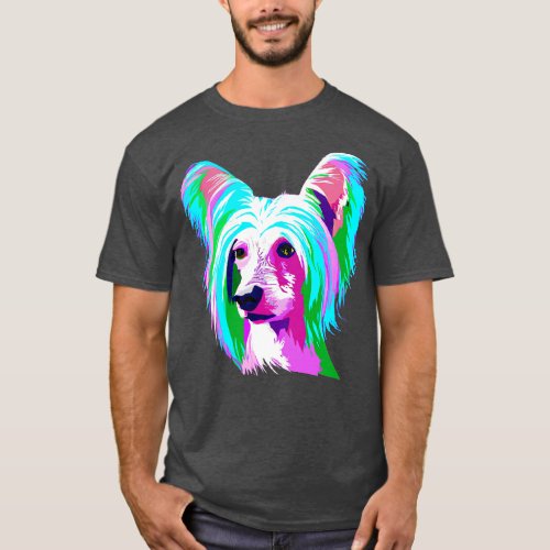 Chinese Crested Art Dog Lover Gifts 1 T_Shirt