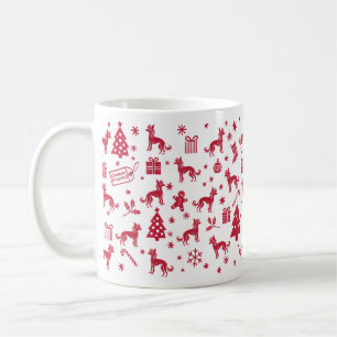 Chinese Crested Christmas Design Coffee Mug