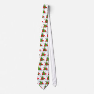 Chinese Crested Christmas Tree Neck Tie