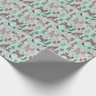Chinese Crested Christmas Wrapping Paper