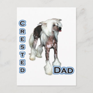 Chinese Crested Dad 4 Postcard