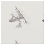 Chinese Crested Dog Art Fabric Fat Quarter