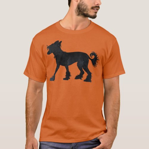 Chinese Crested Dog Art T_Shirt