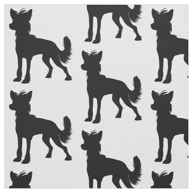 Chinese Crested Dog Fabric (Swatch)