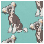 Chinese Crested Dog Fabric