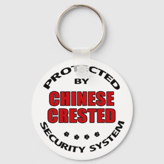 Chinese Crested Dog Security Keychain