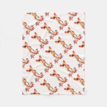 Chinese Crested Fleece Blanket by CoisaeTal at Zazzle