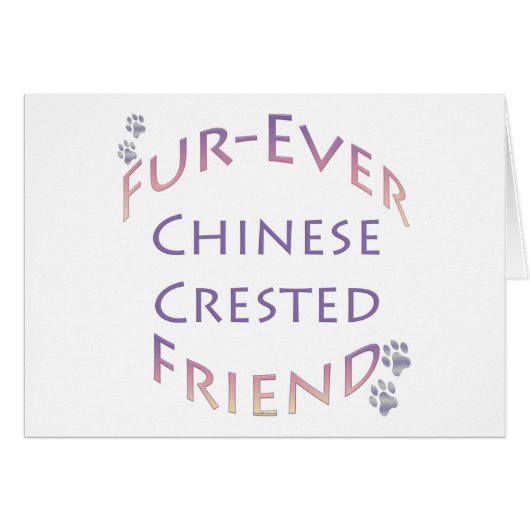 Chinese Crested Furever Cards (Front Horizontal)