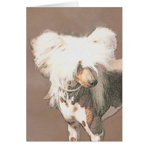 Chinese Crested Hairless Painting Original Dog Art