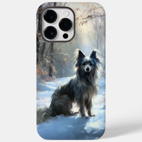 Chinese Crested Let It Snow Christmas Case_Mate iPhone 14 Pro Max Case
