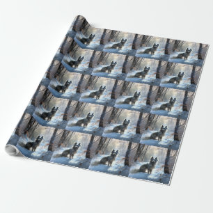 Chinese Crested Let It Snow Christmas Wrapping Paper