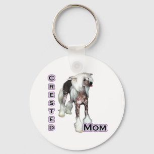 Chinese Crested Mom 4 - Keychain